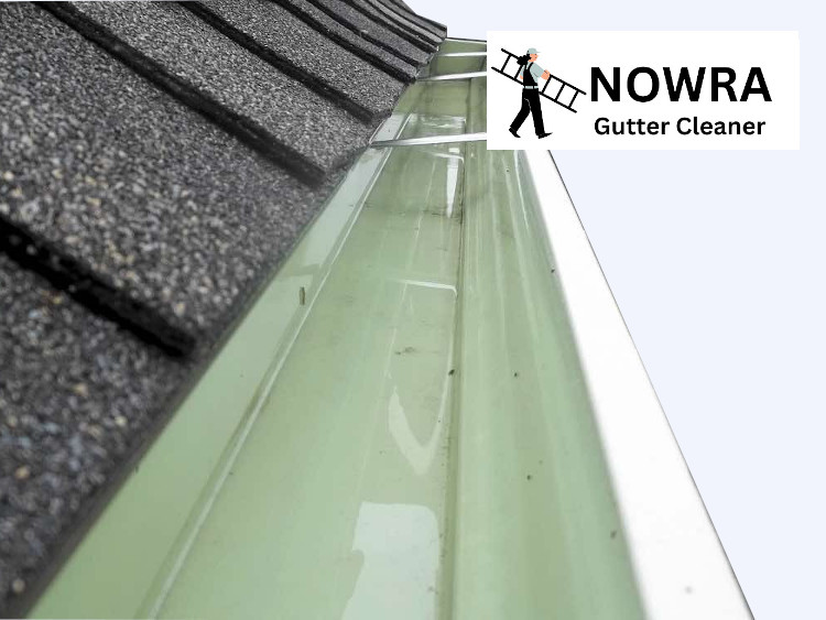 
Cambewarra gutter captured in the photo, shining bright, thanks to meticulous cleaning