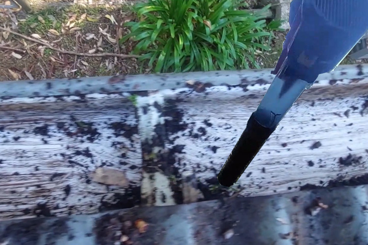 
A blower is central to nowra gutter cleaner`s strategy for eradicating small debris from guttering.